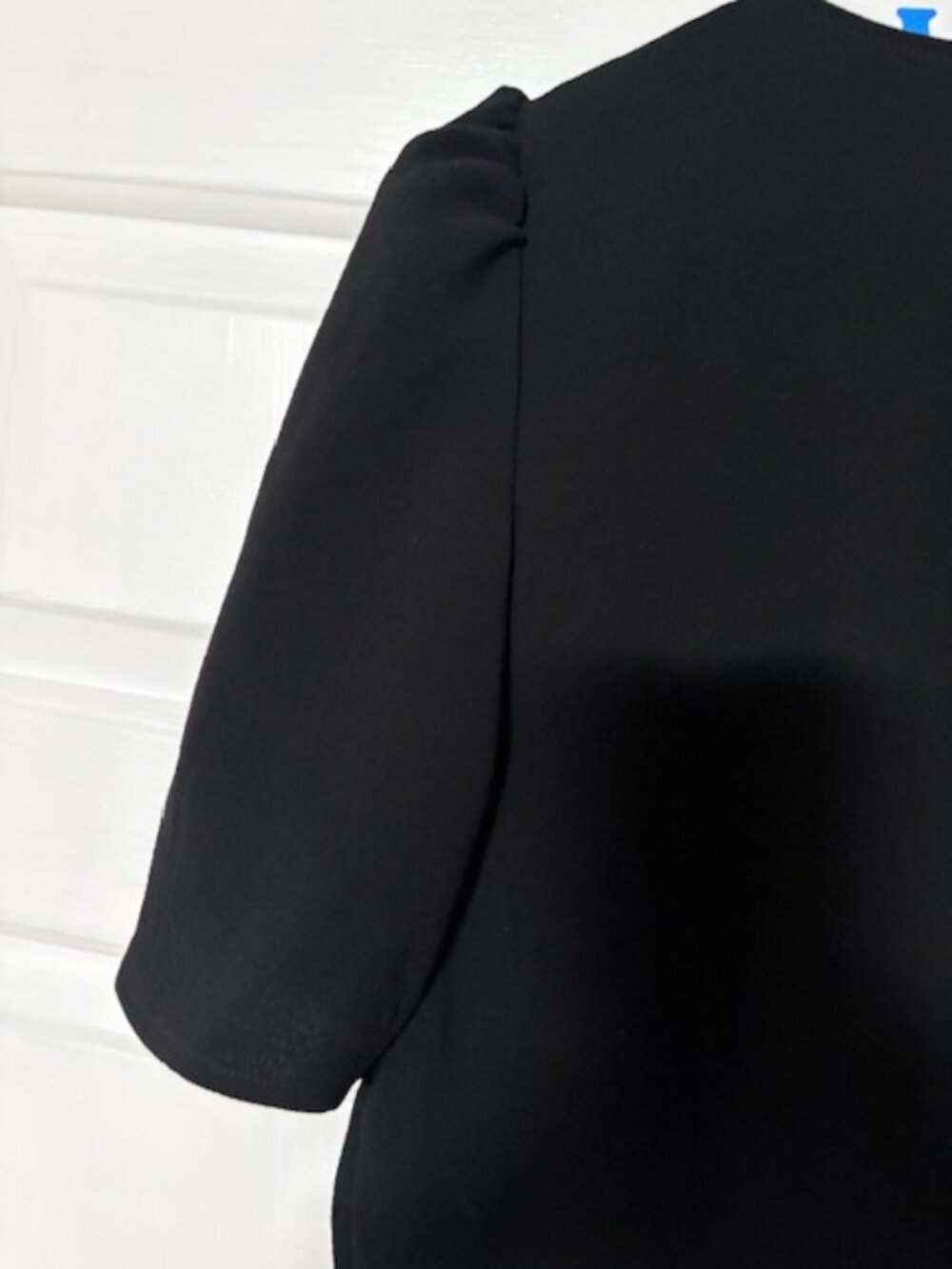 Sezane Lily Dress Black Mini LBD - Picture 5 of 8
